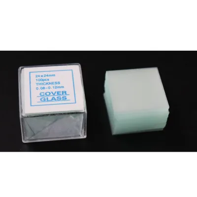 Custom Laboratory Multi-Specification 18*18mm 20*20mm 22*22mm 24*24mm 24*40mm 24*50mm 24*60mm Microscope Slides Cover Glass
