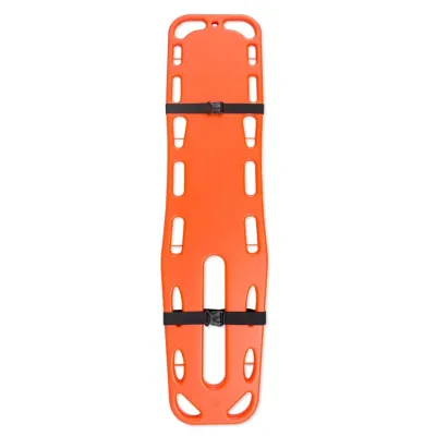PE Medical Spine Board Stretcher CE Approved Emergency Spinal Board with Straps