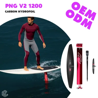 One Foil Quiver Hydrofoil Pump Foil Wing Foil Wake Foil SUP Surf Versatile Performance Stable Glide AXIS PNG V2 1200 Marseille
