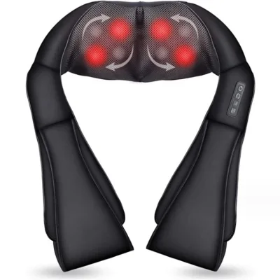 Portable Design Back Shoulder and Neck Massager Body Shiatsu Relaxing Heat Therapy Smart Shawl Massage