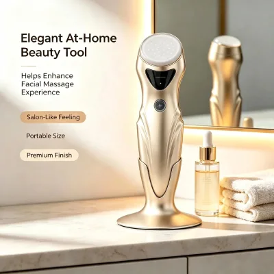 Hand Held ABS Electric Face Massager with Vibration Technology for Skin Firming & Tightening Neck Lifting & Relaxation Home Use