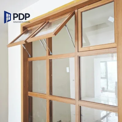 Original Design Classic Secure Opening Outdoor Aluminium Window Awning for Living Room
