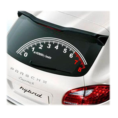 1Pcs 58*30CM Sticker Decor Decal Reflective Fashion Car Rear Windshield Speedometer Graphics Decal