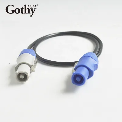 GOTHY Powercon Link Cable Daisy Chain Power Lead Copper Conductor PVC Insulated Led Stage Light Cable