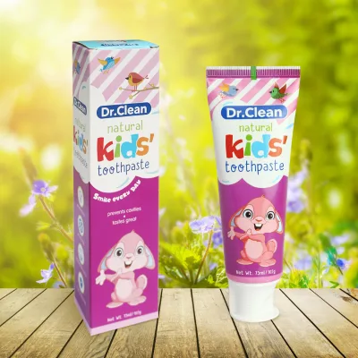 Carton Rabbit Package Brc Gmpc Mild Anti Cavity Children Kids Toothpaste With Fluoride