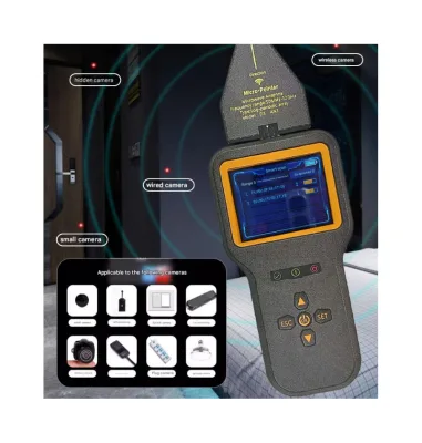 Professional Ds818 Radio Wave Signal Detection Analyzer +WIFI Scan Hotel Meeting Anti spy Bug Camera Detect GPS Detector