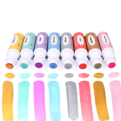 In Stock 60ML Large Capacity Set Glitter Bingo Daubers for Prek Classroom Essentials Help Kids Grasp Basic Coloring Techniques