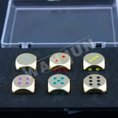 Funny Metal Polyhedral Dice