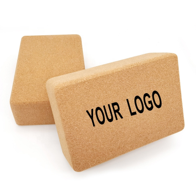Eco Friendly Customized Yoga Brick Organic Natural Cork Yoga Block