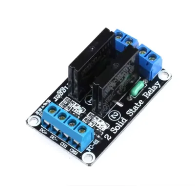 Standard Brand 2-channel Solid-state Relay Module Standard Model 5V Low-level Trigger 250V 2A