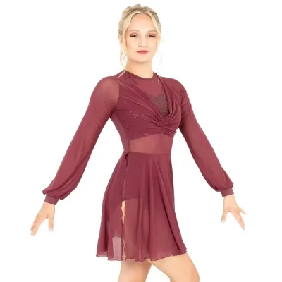 High Quality Black Ballet Dance Leotard Stage Lyrical Dance Costume Performance Wear