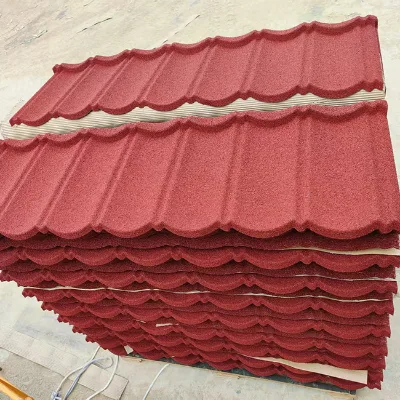 Wholesale Custom Contemporary Synthetic Resin Stone Coated Metal Roof Tiles Bamboo Long Life Span Friendly Prices Hotels House