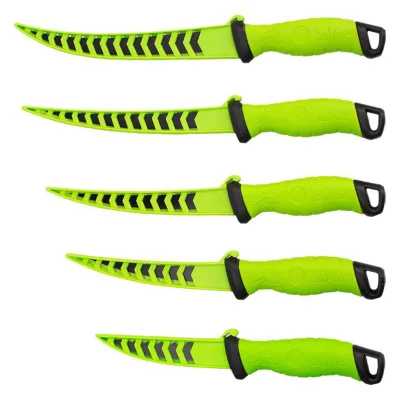 Sharp Stainless Steel Fish Fillet Knife for Fishers Featuring Eco-Friendly Nylon Sheath
