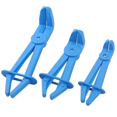 3pcs Line Clamp Plier Set Flexible Line Clamp Hose Pinch Off Pliers Set Hose Clamps with Anti Slipping Handle