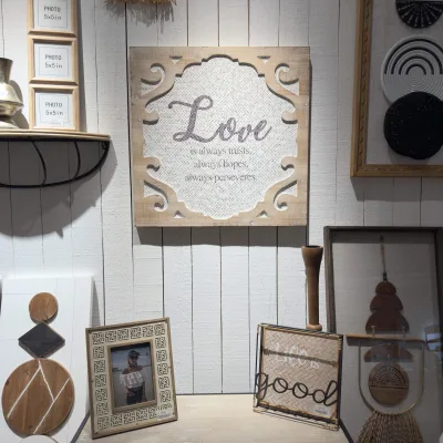 Customized Signs Decor Art House Hanging Wall Decorative Square Shape Wooden Wall Decor