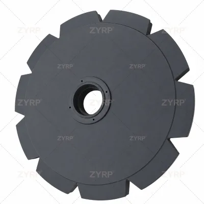 Zunyan Customized Plastic PA6 Corner Wheel Idler Rim with Chicken Duck Slaughter Line Idler Spare Part