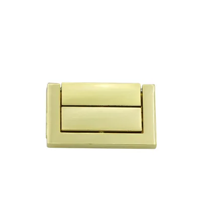 New Fashion Design Square Shape Zinc Alloy Wooden Box Hinge Hardware Lock