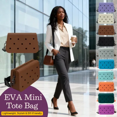 Professional EVA Mini Tote Bag for Business Casual Work Office Waterproof Crossbody Handbag Career Women Eco-friendly Handbag