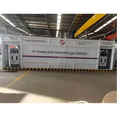 Mobile Fuel Station Portable Diesel Gasoline Refueling Tank Skid-mounted Gas Station