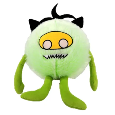 Fluffy Inflatable Plush Ball for Girls by Biebeite