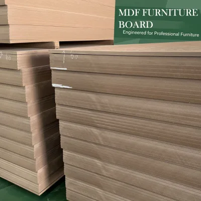 Wholesale Eco-Friendly MDF Board Furniture Fibreboards Finished Surface 3mm-25mm CARB Certification for Closets Para Habitacion