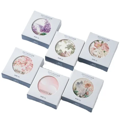 Portable Pocket Balm Travel-Size Tin Jar All-Natural Solid Perfume Solid Perfume Use Natural Fragrance for Men and Women
