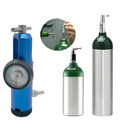 Pediatric CGA 870 Oxygen Pressure Regulator With Flow Meter for Oxygen tank and Ozone Generator