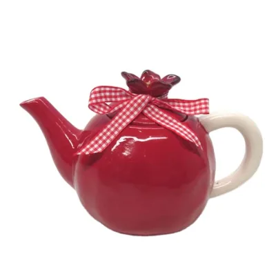 Ceramic Pomegranate Teapot 12 oz 6 1/4" L Factory Wholesale