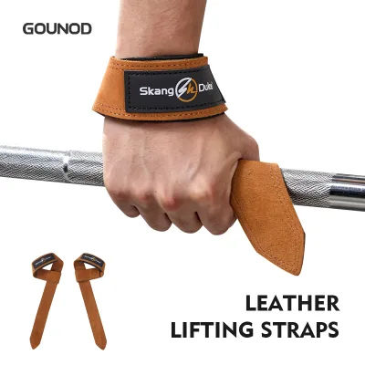 Two-Tone Action Wrist Strap Hand Grip for Weightlifting Bodybuilding Powerlifting Comfortable Body Support
