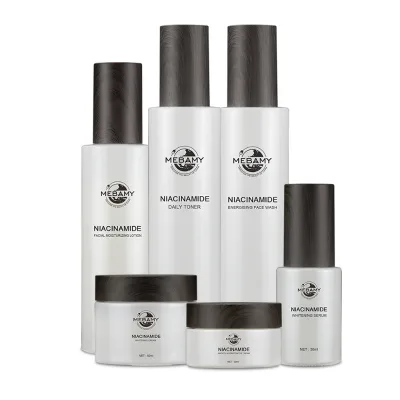 Private Label Organic Niacinamide Skin Care Set Beauty Care Products Facial Whitening Rejuvenating Anti Aging Face Serum