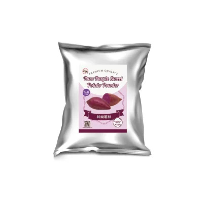 Pure Purple Sweet Potato Powder with HALAL/HACCP/ISO 22000 Certification Ube Flavor for Bubble Tea & Desserts