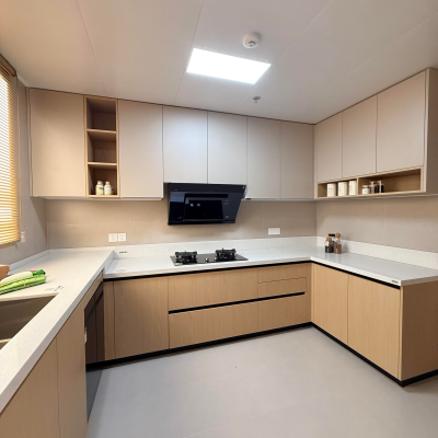 Wooden Kitchen Cabinets Classic Design for Home Cooking Area