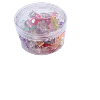 50-100Colorful Sewing Clips - Versatile Plastic Mixed-color Fastening Clips for Fabric Sewing - Sewing Accessories
