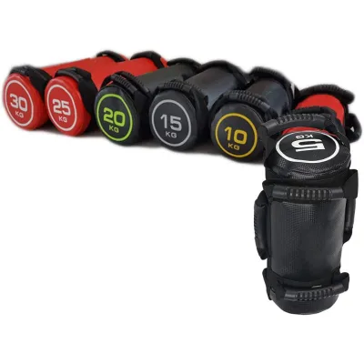 Fitness Sandbags Power Weight Sand Bag Filled Inner Foam Core with Vinyl Covering Dual Layer Straps for Durability