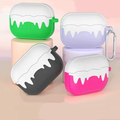 Full-body Protective Earphone case - Pro2 Version - Liquid Silicone Soft Shell Earphone Cover