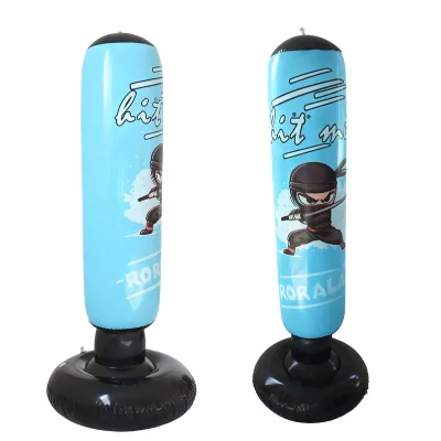 Cross-Border New Arrival Inflatable Punching Bag - 1.45M Water Filled Freestanding Boxing Column for Kids Adults Stress Relief