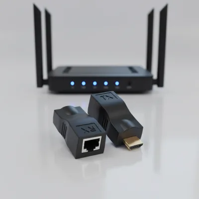 Sipu CHINA Factory New Trending Premium Quality 4K 2K RJ45 Network Extender 30M Quick Data Transfer ABS for to HDTV Monitor