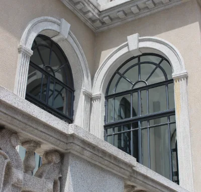 Modern French Window Glass Windows for Villa Easy Handle Wind Pressure Resistance Stainless Steel Screen Outdoor Exterior