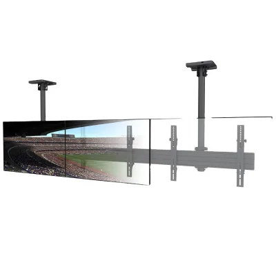 Triple Screen Back Model Ceiling Mount Solutions With Discrete Tilt Options for Displays