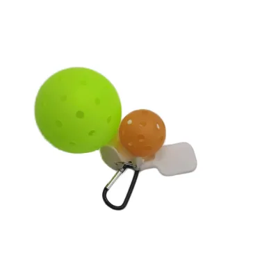 Wholesale USAPA Certified Carbon Fiber Mini Pickleball Racket Pendant 26/40 Hole Sport Training 16mm Thickness