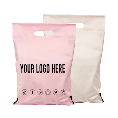 100% Biodegradable Matte Peach Private Eco Friendly Sustainable Tshirt Clothes Packaging Mailing Bag Custom Logo Poly Mailer