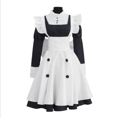 Hot Selling Anime Comic Black Butler Cosplay Costume Uniforms Suits Clothes Women Full Sets Outfits Cos Maid Apron Dresses