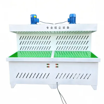 Woodworking Hood Type Vacuum Cleaning, Polishing and Dust Removal Workbench, Mobile Polishing and Vacuum Cleaning Table