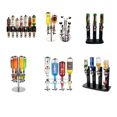Low Price Multifunctional Liquor Dispenser  6 Bottles Liquor Dispenser Wine Dispenser