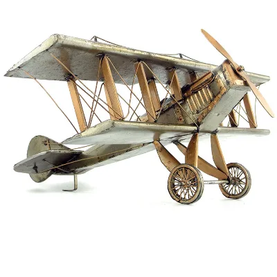 Desktop Ornament Crafts Model Aircraft Airplane Diy Home Decor Metal Craft Airplane