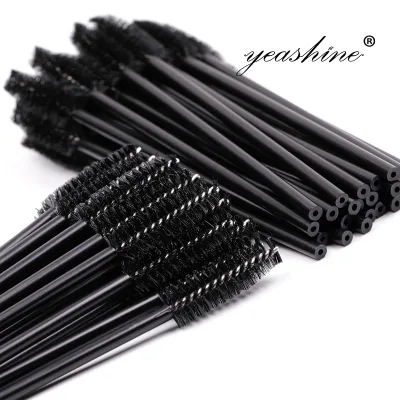Hollow Tools Bling Makeup Brush Glitter Set Eyelash Comb Custom Blue Mascara Lash Wands