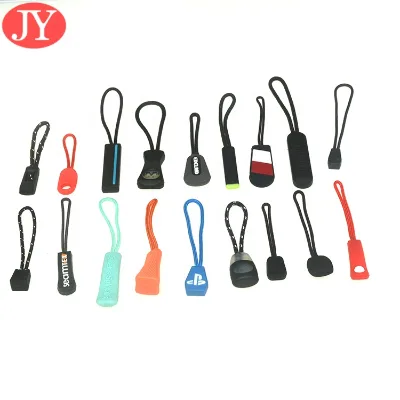 Backpacks Purse Bag PVC Plastic Zip Plastic Nylon Zipper Pulls Tag Zipper Slider