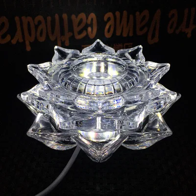 USB Original Acrylic Stand Base Crystal Sphere Holder Stand DIY 10cm Acrylic Ball Display LED Night Light Base for Decoration