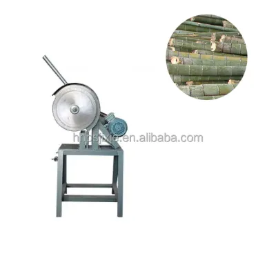 Bamboo Product Processing Machinery Pneumatic Bamboo Sawing Machine Bamboo Wood Cutting Machine