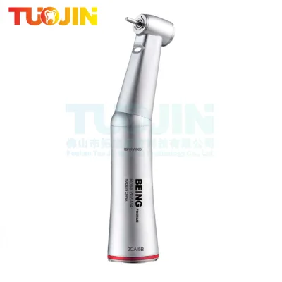 BEING Dental Electric Fiber Optic LED Contra Angle Low Speed 1:5 Handpiece for Motor with Odontologia Turbine Dental Appliances